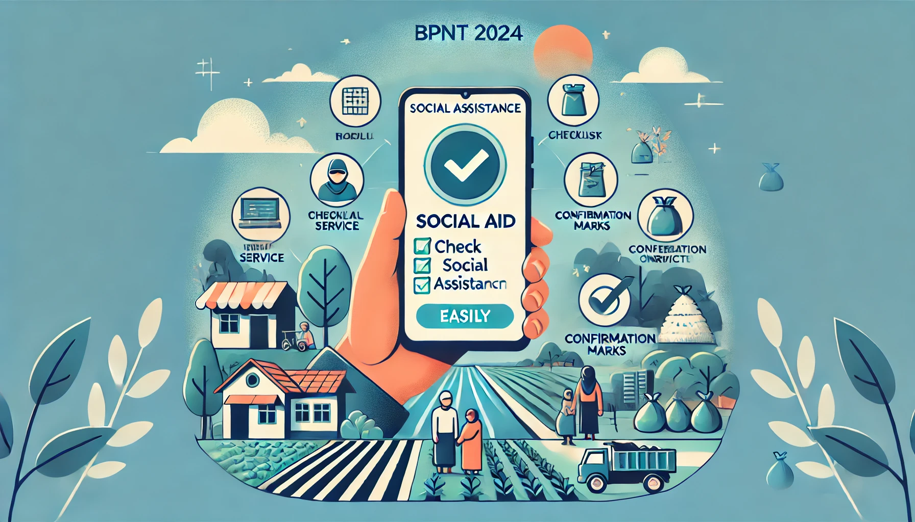 cara mengecek bansos bpnt 2024 lewat hp