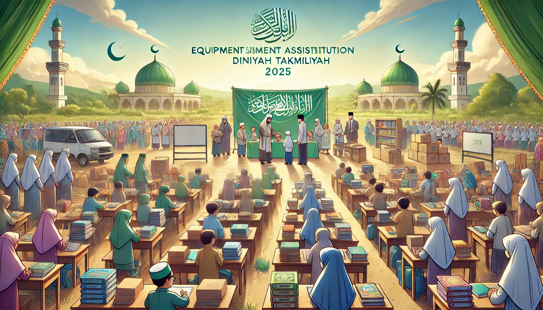 bantuan peralatan pembelajaran pendidikan diniyah takmiliyah tahun anggaran 2025