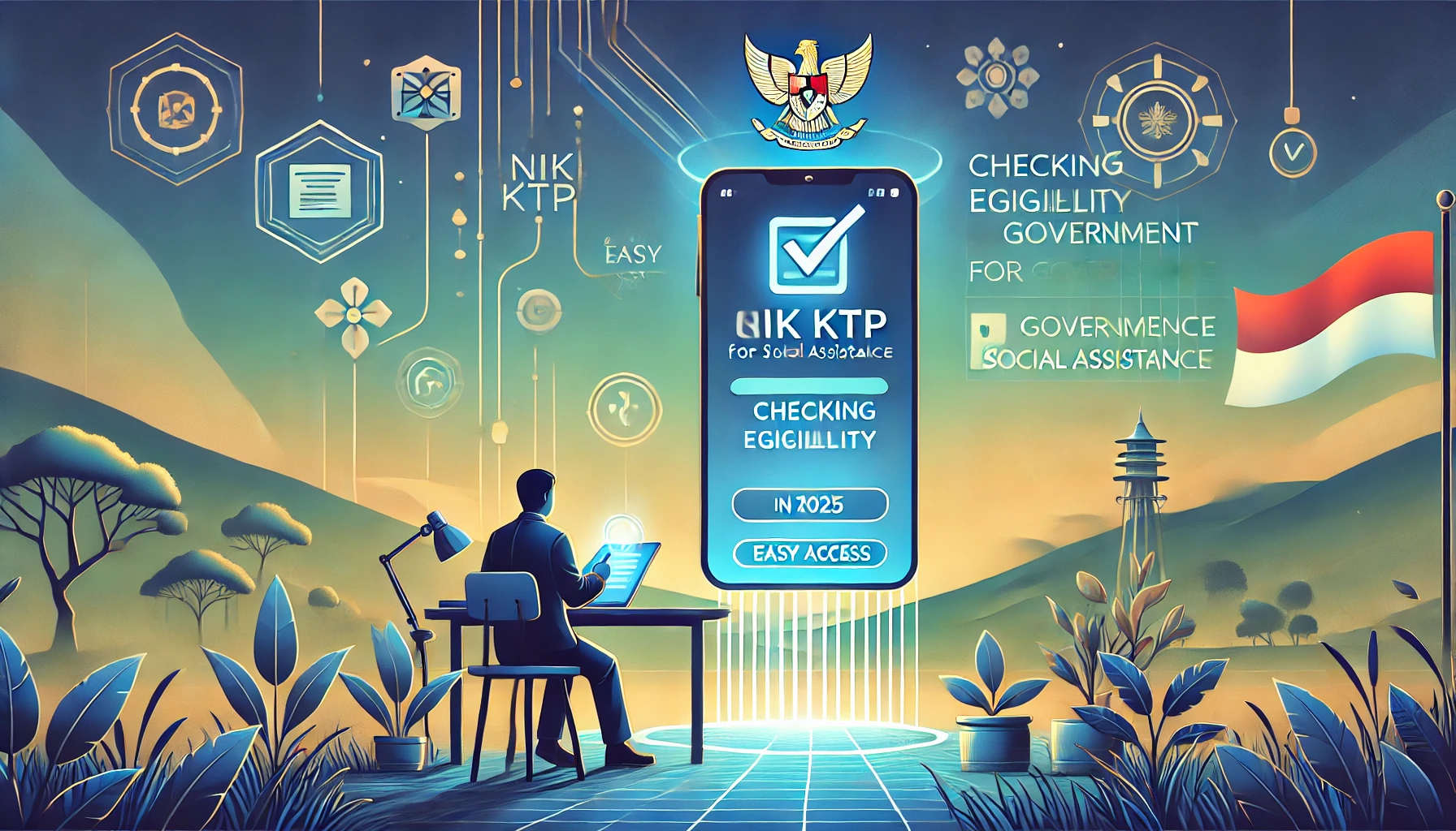 cara cek nik ktp dapat bantuan