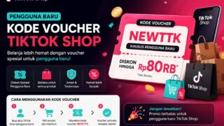 Kode Voucher Tiktok Shop Pengguna Baru