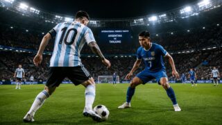 Pertandingan Argentina vs Tanjung