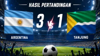 Hasil Argentina vs Tanjung
